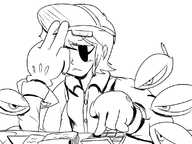 monochrome peacock skullgirls tagme taxes // 800x600 // 151KB