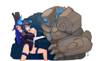 artist:34no404 ass colored golem league_of_legends leotard lulu masturbation panties sejuani // 2760x1760 // 2.5MB