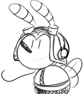 1boy artist:lunaticsoda bee chaotix charmy_bee goggles helmet sonic_(series) // 1359x1543 // 531KB