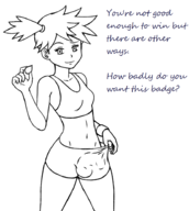 artist:sufan dickgirl futanari lineart misty pokemon wip // 825x920 // 136KB