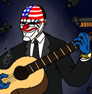 colored dallas guitar guns payday // 390x400 // 46KB