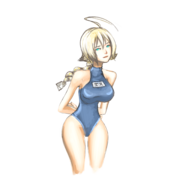 artist:tifa_poster blazblue colored es swimsuit xblaze // 2048x2048 // 1.2MB
