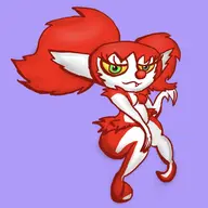 1girl artist:unknown breasts circus_baby colored eyelashes fang five_nights_at_freddy's fusion imp_midna looking_at_viewer midna small_breasts the_legend_of_zelda thick_thighs // 958x958 // 135KB