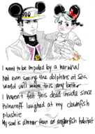 animal_ears comic jojo jojo's_bizarre_adventure jolyne_cujoh jotaro_kujo // 610x862 // 175KB