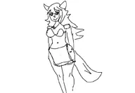 1girl artist:unknown cosplay krystal paladins salt star_fox // 1014x703 // 58KB