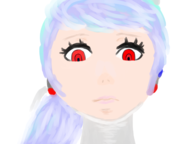 1girl artist:bad-draw colored labrys persona persona_(series) persona_4_arena ponytail red_eyes shin_megami_tensei // 1600x1200 // 528KB