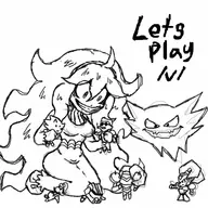 crossover dolls duke_nukem grin halo haunter hex_maniac mario master_chief mega_man_(series) mega_man_x metroid monochrome pokemon pokemon_xy power_suit samus_aran sonic_(series) sonic_the_hedgehog super_mario text x // 1600x1600 // 235KB