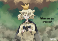 1boy artist:daseril bandages blind_prince blindfold bow colored crown crying short_hair text the_liar_princess_and_the_blind_prince white_hair // 1400x1000 // 1.5MB