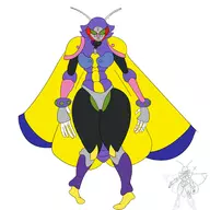 1girl colored mega_man_(series) mega_man_x mega_man_x2 morph_moth thick_thighs // 3000x3000 // 1.4MB