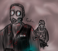 2boys colored mute parody pose rainbow_six rainbow_six_siege text thatcher // 848x750 // 648KB