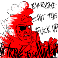 chicken_hat metal_gear_solid_v nuclear parody venom_snake // 500x500 // 176KB