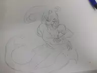 1girl esna ever_oasis isuna muscle muscles traditional_medium // 4128x3096 // 2.5MB