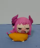 1girl artist:bupiti blush clay elizabeth_bathory eyes_closed fate_(series) fate_grand_order figure horns pink_hair pointy_ears sweat traditional_medium // 1150x1400 // 117KB