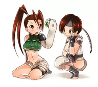 clothes_swap colored final_fantasy final_fantasy_vii ibuki materia ninja outfit_swap street_fighter yuffie_kisaragi // 1257x1121 // 321KB