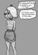 apron artist:sufan boy_princess bulge erection shirtless towergirls trap // 785x1127 // 223KB