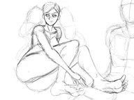 1boy 1girl ann_takamaki artist:szeroartist ass feet nude penis persona persona_(series) persona_5 shin_megami_tensei sketch twintails wip // 2224x1668 // 606KB