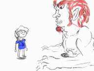 animated artist:babazul dead ganondorf link the_legend_of_zelda // 560x420 // 385KB