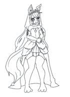 1boy animal_ears artist:unknown berwyn corruption_of_champions dress tail trap wedding_dress // 1200x1650 // 348KB