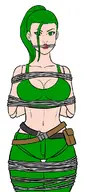 1girl army_men_(series) artist:reptileye bondage gagged midriff solo vikki // 542x1178 // 354KB