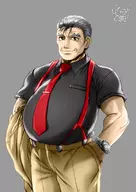 1boy artist:thegoldensmurf fat higurashi_no_naku_koro_ni watch ōishi_kuraudo // 841x1190 // 179KB