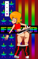 1girl artist:strawberriexe ass judy pop'n_music upskirt // 1050x1625 // 105KB