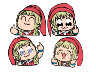 1girl artist:goseb90 dragon_quest dragon_quest_xi middle_finger parody pop_team_epic veronica // 1200x938 // 497KB