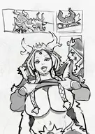 1boy 1girl artist:stupidretard crystal_maiden dota_2 huge_breasts pugna // 594x839 // 95KB