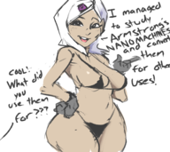 1girl artist:justdavefnd bikini curvy metal_gear_rising metal_gear_solid revengeance sunny_emmerich text // 1800x1600 // 922KB