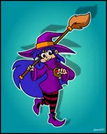 1girl chenso_club plum witch // 1080x1350 // 175KB