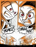 artist:line charge_man comic crossover dialogue mega_man_(series) thomas_the_tank_engine // 841x1089 // 795KB