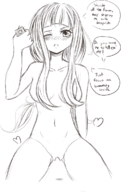 1boy 1girl angie_yonaga artist:tttt blush danganronpa danganronpa_v3 dialogue heart nude penis pussy sex shuichi_saihara sketch tears text twintails // 731x1161 // 403KB