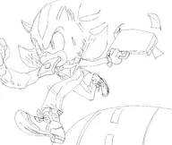 1boy artist:yuuzal briefcase parody running shadow_the_hedgehog sonic_(series) toast // 2700x2279 // 1.1MB