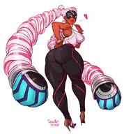 arms_(game) artist:tangobat ass colored twintelle // 1230x1328 // 938KB