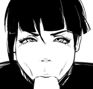 1boy fellatio gay monochrome protagonist shin_megami_tensei shin_megami_tensei_v yaoi // 1000x961 // 256KB