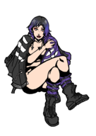 1girl artist:unknown jacket multicolored_hair reina solo tekken // 1476x2085 // 704KB