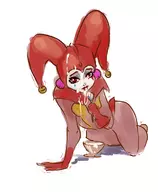 chrono_cross eating facepaint female harle pudding red_eyes suggestive // 617x750 // 169KB