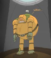 bomberman colored flower golem_bomber robot super_bomberman_2 // 880x1000 // 338KB