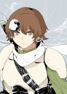 1boy artist:dweller1215 brown_eyes brown_hair protagonist scarf shin_megami_tensei // 1166x1651 // 974KB