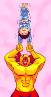 colored flying_man mother_(series) ninten // 490x935 // 307KB