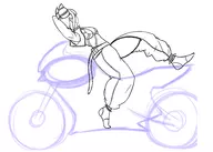 1girl artist:unknown bike juri_han street_fighter vehicle wip // 10000x7143 // 3.7MB