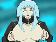 1girl artist:unknown breasts nemissa nipples shin_megami_tensei soul_hackers undressing // 1024x770 // 433KB