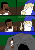 2boys artist:unknown carl_johnson cj colored comic grand_theft_auto imminent_sex san_andreas text wizard wizard_hat // 1174x1694 // 215KB