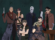 1985 1girl 5boys afghanistan africa army beret big_boss bigboss bikini camo_pattern child colored cripple dd demon diamond_dogs diamonddogs eli eyepatch ground_zeroes groundzeroes hocoldwar horn kazmiller kazuhira_miller kid // 4906x3599 // 6.7MB