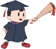 colored diploma earthbound mother_(series) ness // 610x535 // 189KB