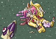 1girl artist:yuuzal ice_cream skullgirls umbrella_(skullgirls) // 981x682 // 281KB