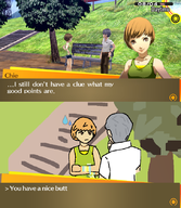 1boy 1girl artist:unknown chie_satonaka edit persona yu_narukami // 728x835 // 559KB