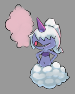 1girl artist:wapcum cigar cloud colored dazzi horn palworld parody smoking // 442x551 // 126KB