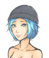 1girl artist:triggerdex bust chloe_price colored life_is_strange // 465x551 // 193KB