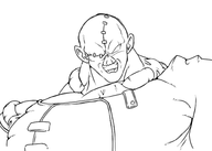 1boy artist:unknown broly dragon_ball nemesis parody resident_evil // 992x706 // 166KB