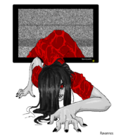 alma_wade artist:ravannos fear halloween_2022_collaboration halloween_themed parody the_ring // 569x673 // 283KB